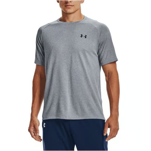 Under Armour Men's Gray Tech 2.0 Short Sleeve T-Shirt Size M - Picture 1 of 5